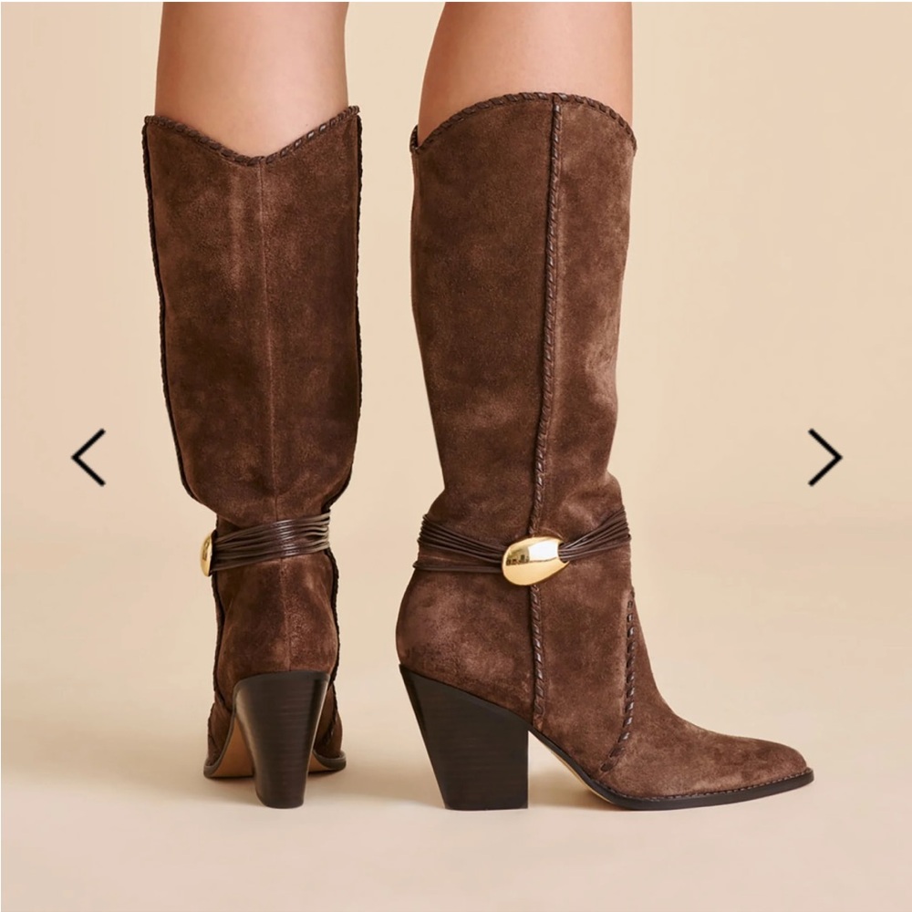 Dolce Vita Jody Boots Dark Brown Suede - Picture 2 of 5